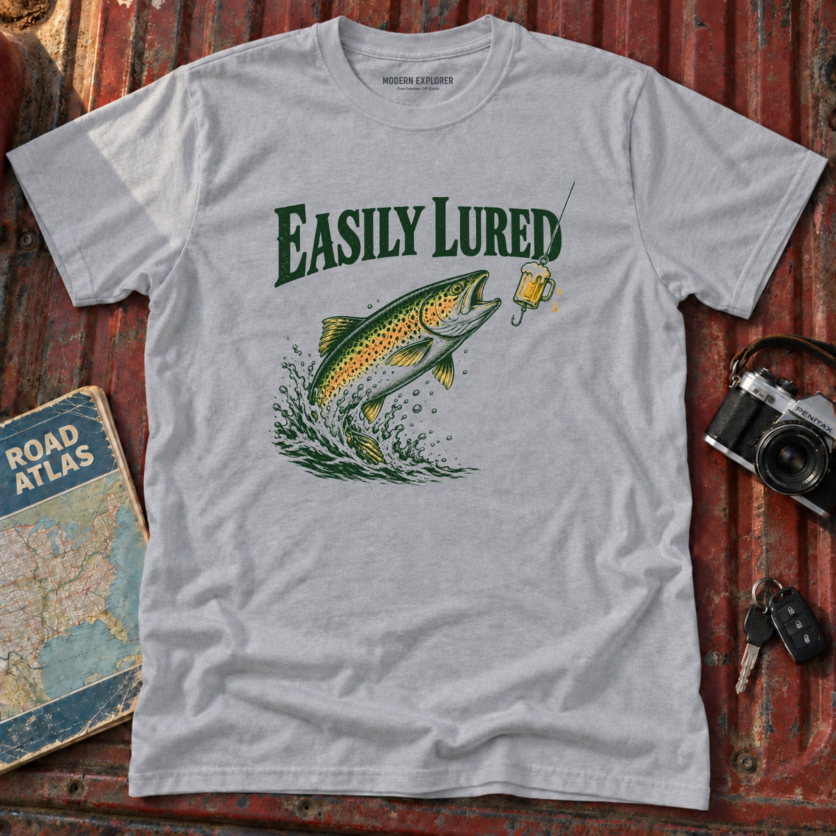 "Easily Lured" Fishing Tee