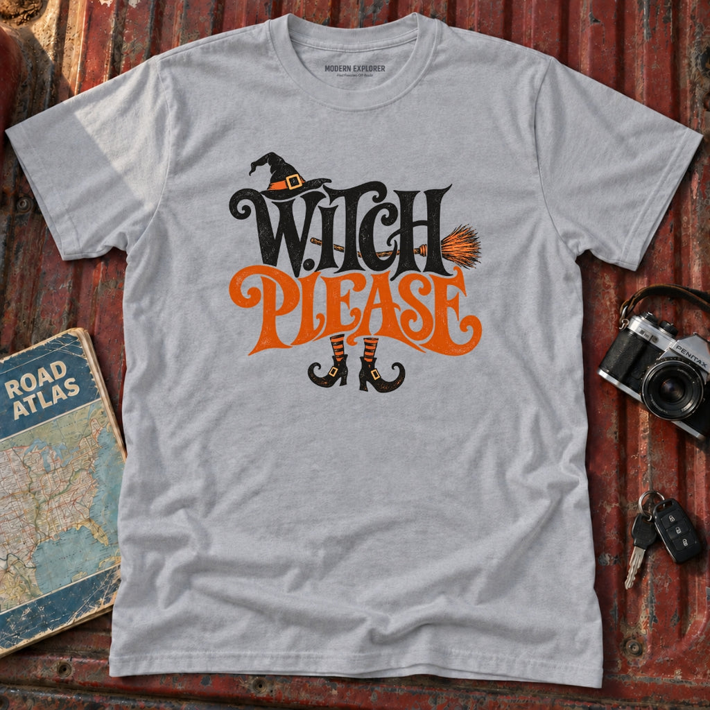 "Witch Please" Halloween Graphic Tee