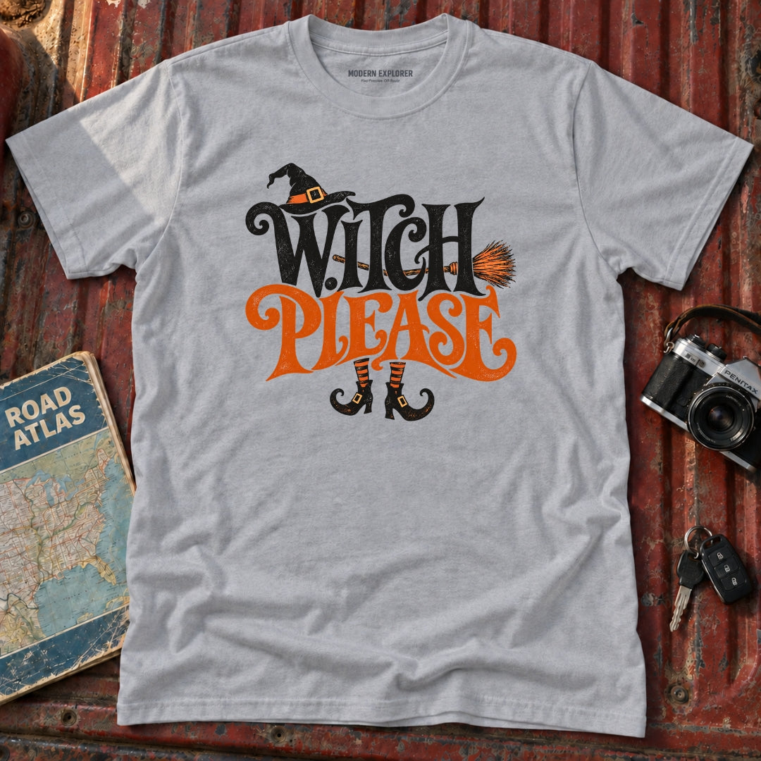 "Witch Please" Halloween Graphic Tee