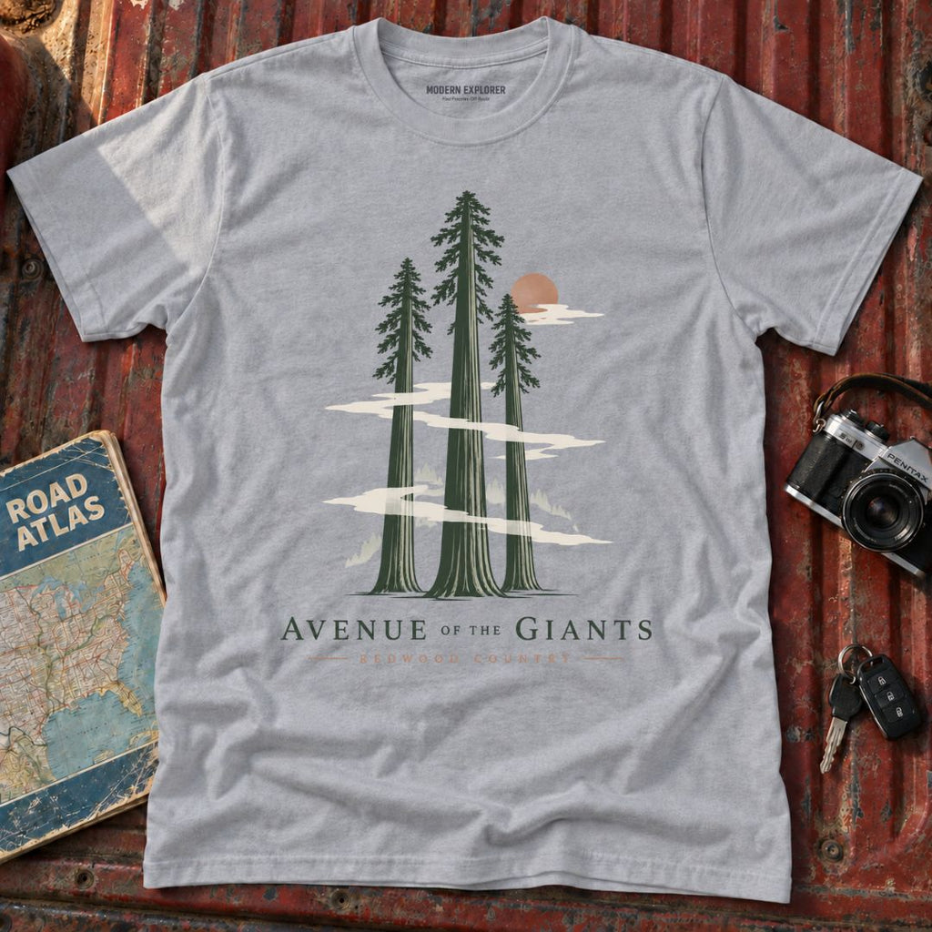 'Avenue of the Giants' Redwoods Graphic Tee