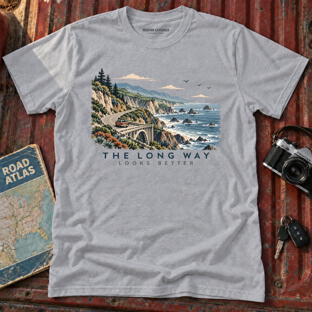 "The Long Way Looks Better" Graphic Tee