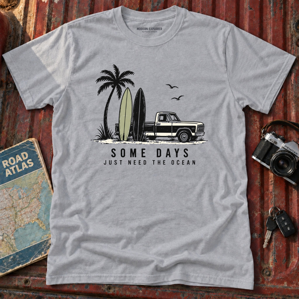 'Some Days' Surf Graphic Tee
