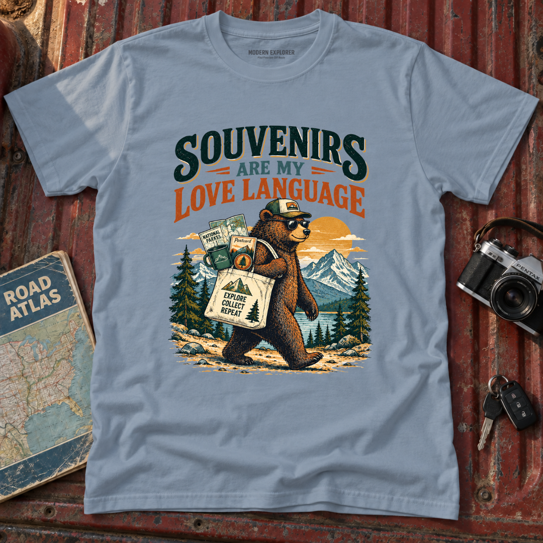 'Souvenirs Are My Love Language' Travel Graphic Tee
