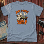 "Born to Haunt Forced to Adult" Halloween Graphic Tee