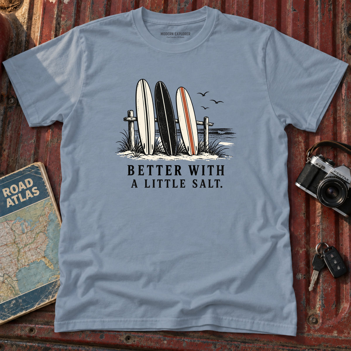 "Better with a little Salt" Beach Tee