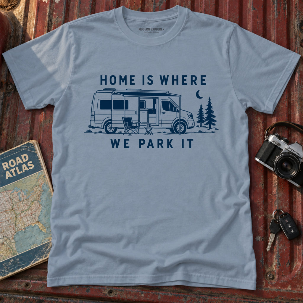 "Home is Where We Park It" Graphic Tee