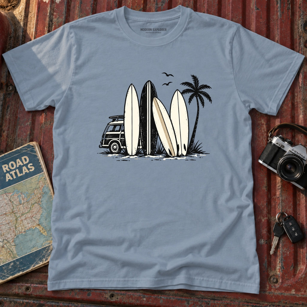 'Coastal State of Mind' Surf Graphic Tee
