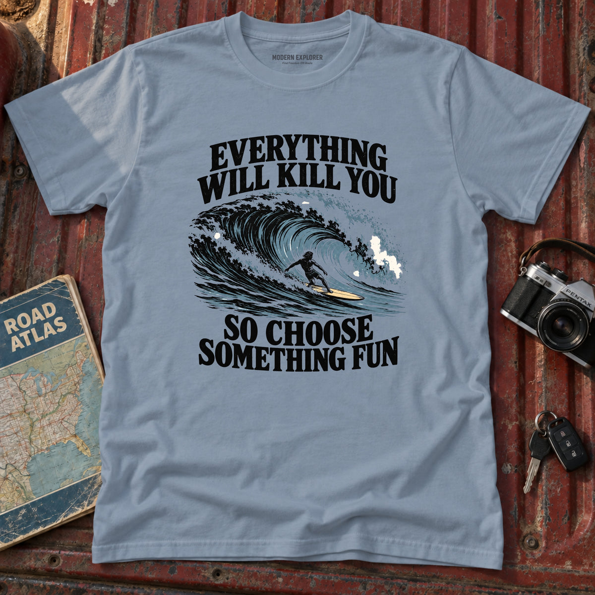 'Choose Something Fun' Surf Tee