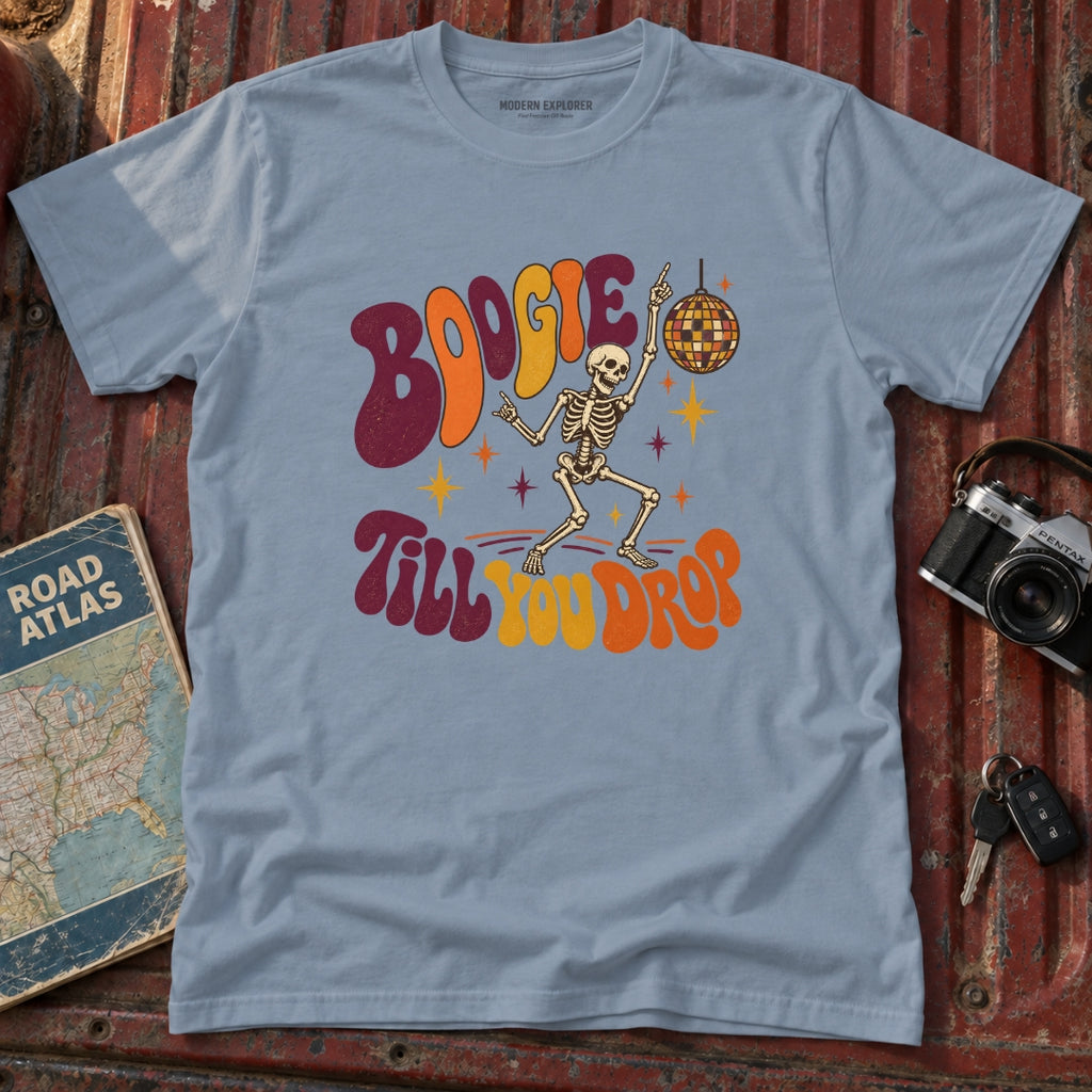 "Boogie Till You Drop" Halloween Graphic Tee