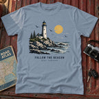 "Follow the Beacon" Coastal Graphic Tee