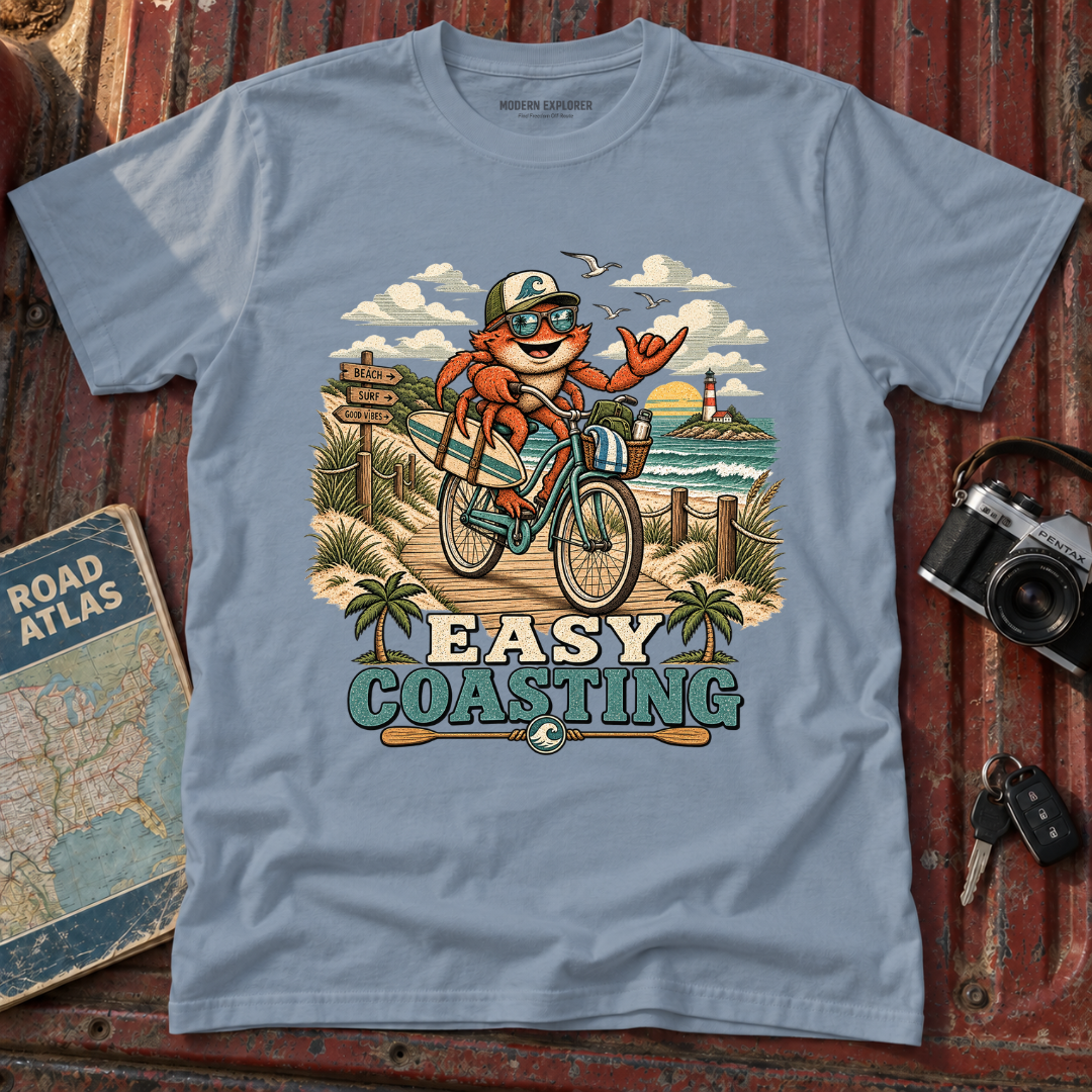 Easy Coasting Beach Graphic Tee