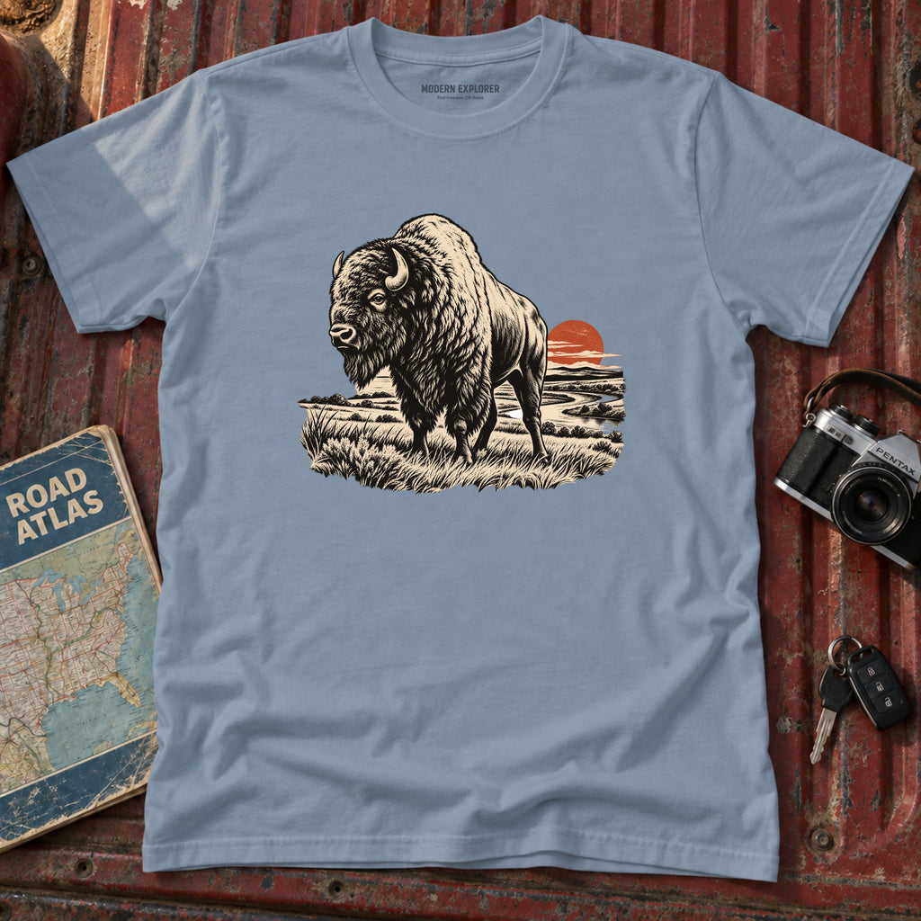 Roaming Plains Bison Tee
