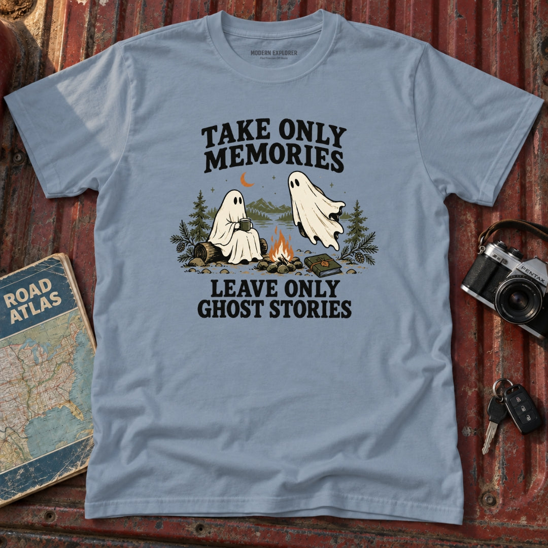 "Take Only Memories Leave Only Ghost Stories" Graphic Tee
