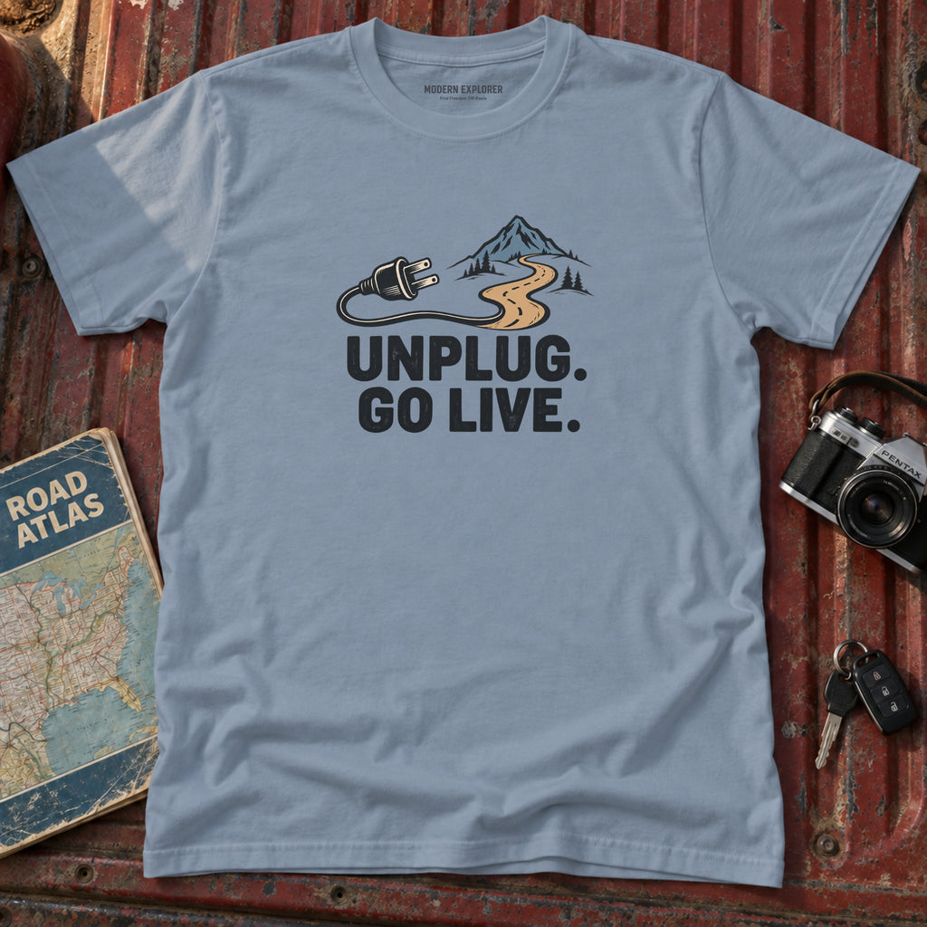 Unplug Go Live Tee