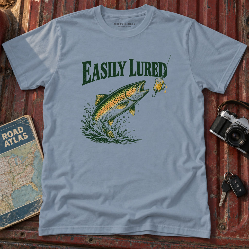"Easily Lured" Fishing Tee