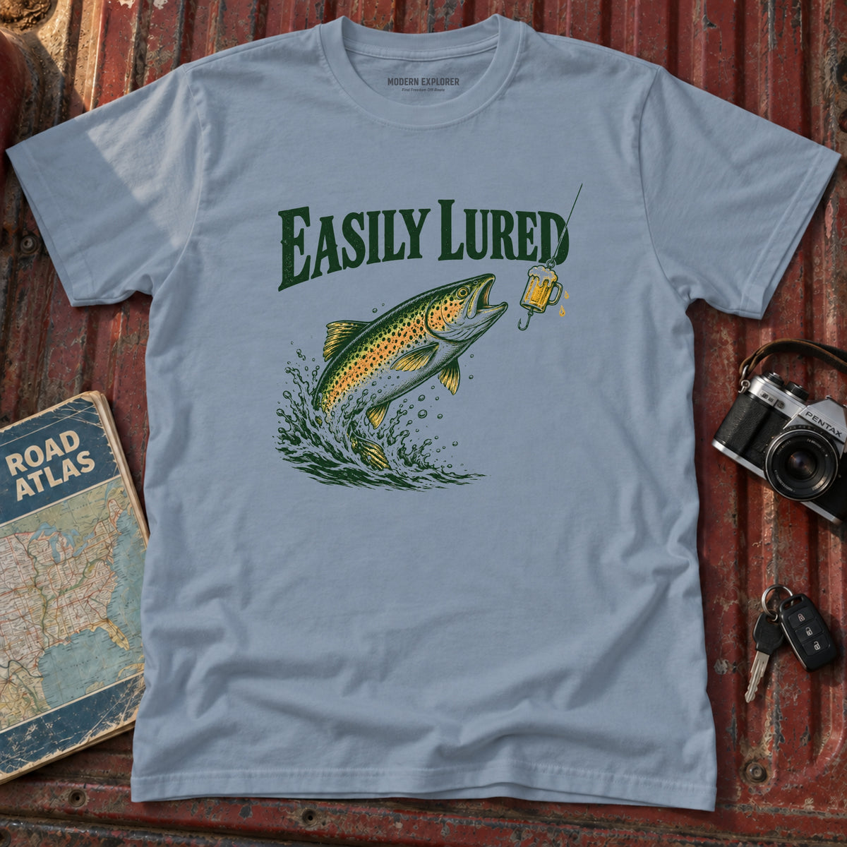 "Easily Lured" Fishing Tee