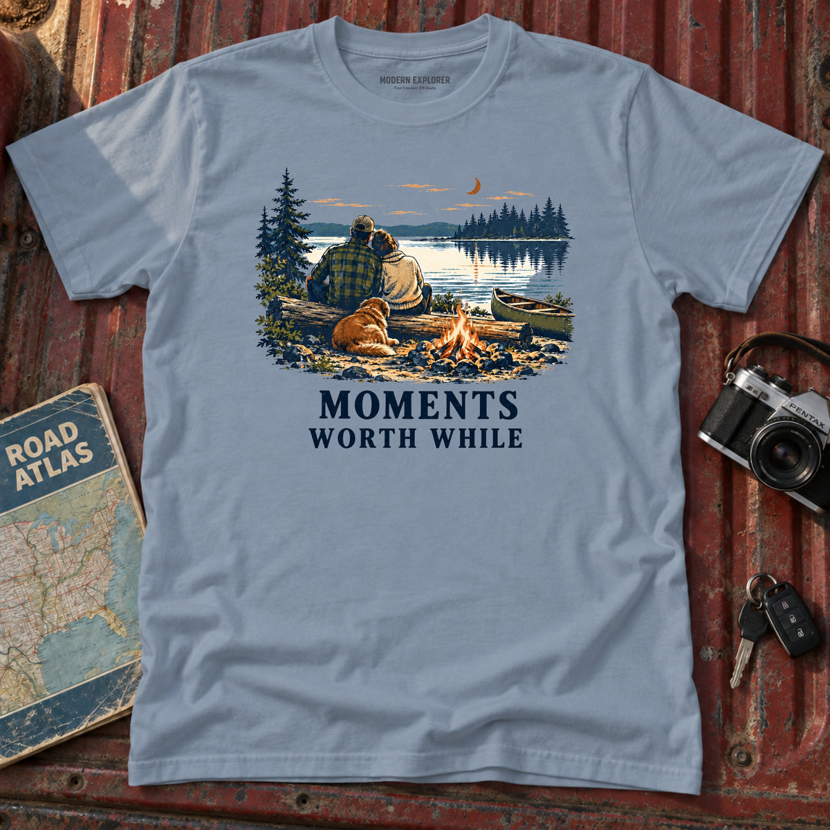 "Moments Worth While" Beach Tee