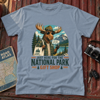 'Just Here for the Gift Shop' Moose Tee