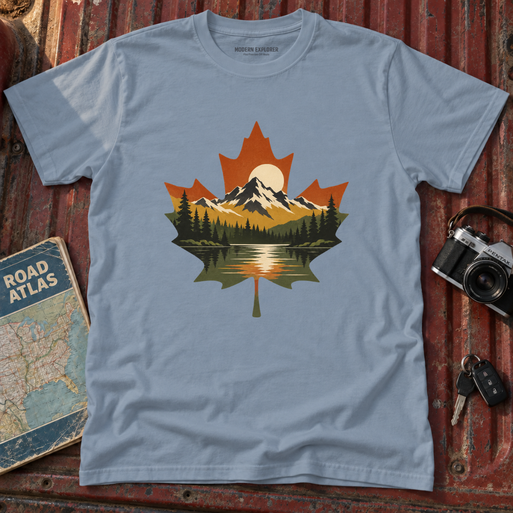Maple Mountain Landscape T-Shirt