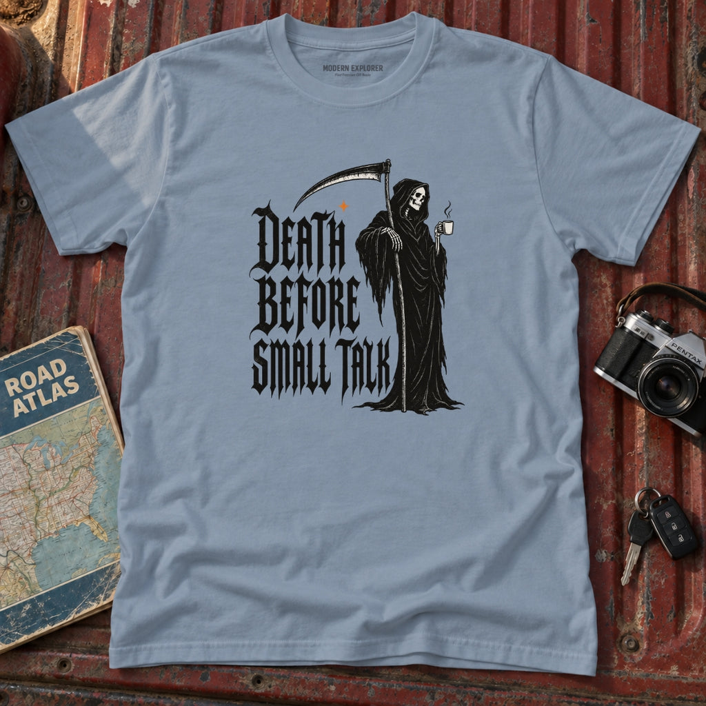 "Death Before Small Talk" Graphic Tee