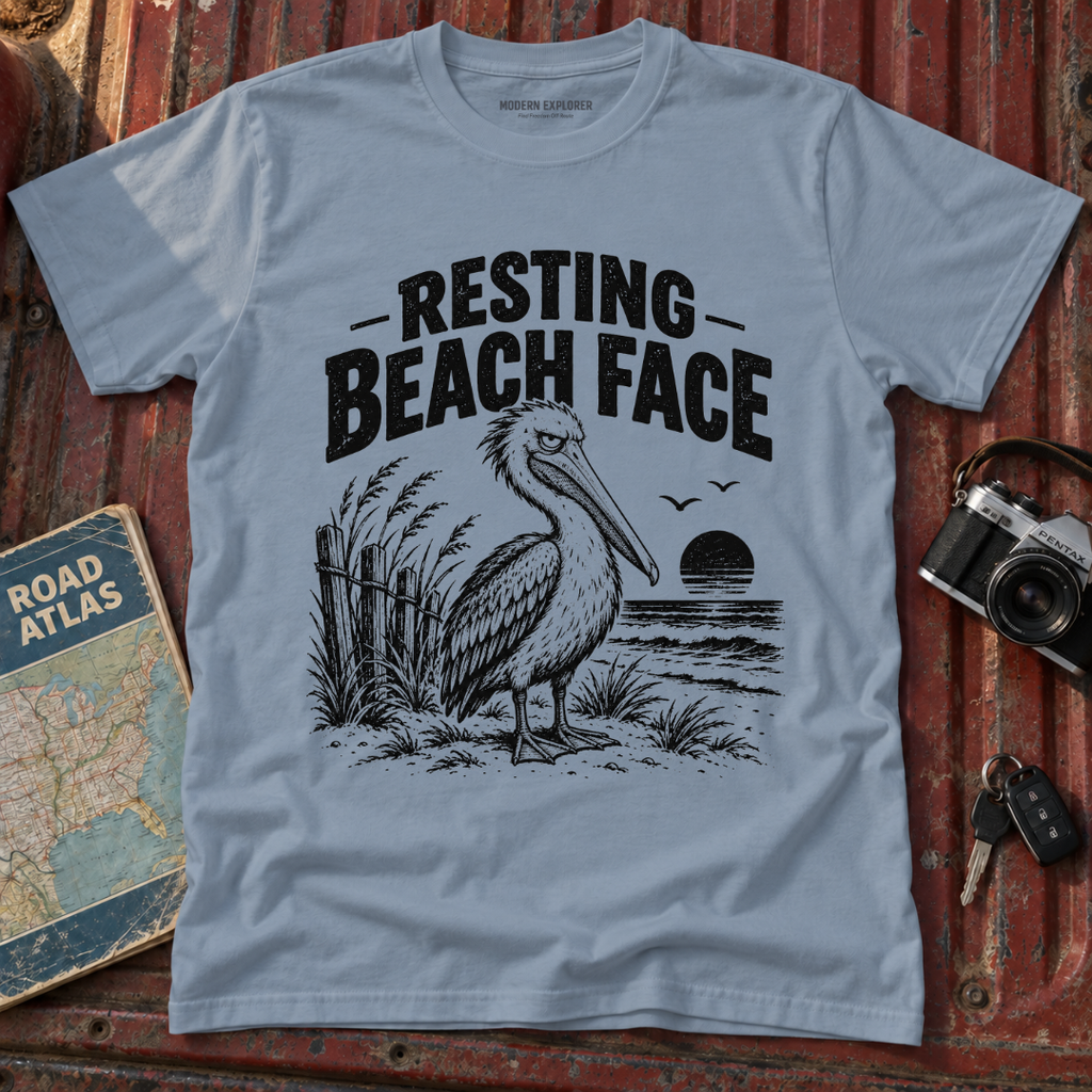 Resting Beach Face T-Shirt