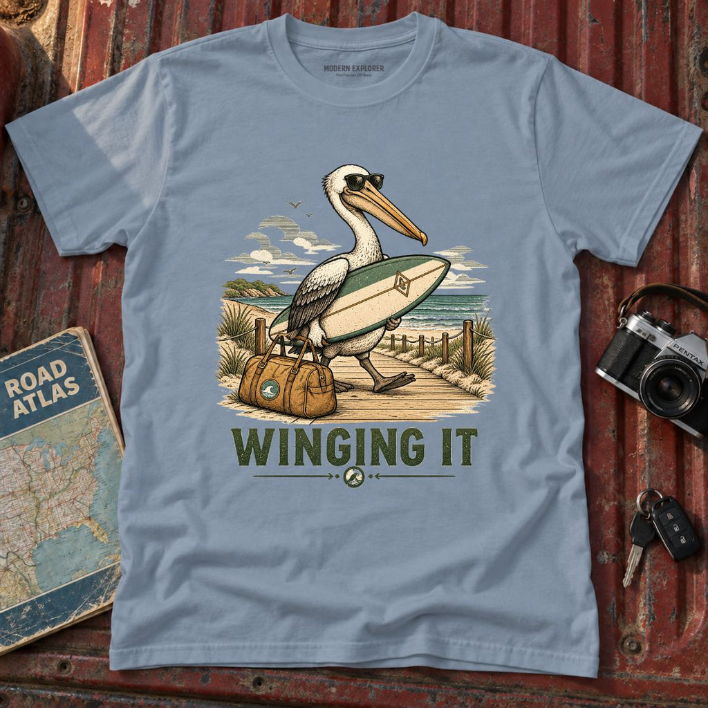 "Winging It" Beach Tee
