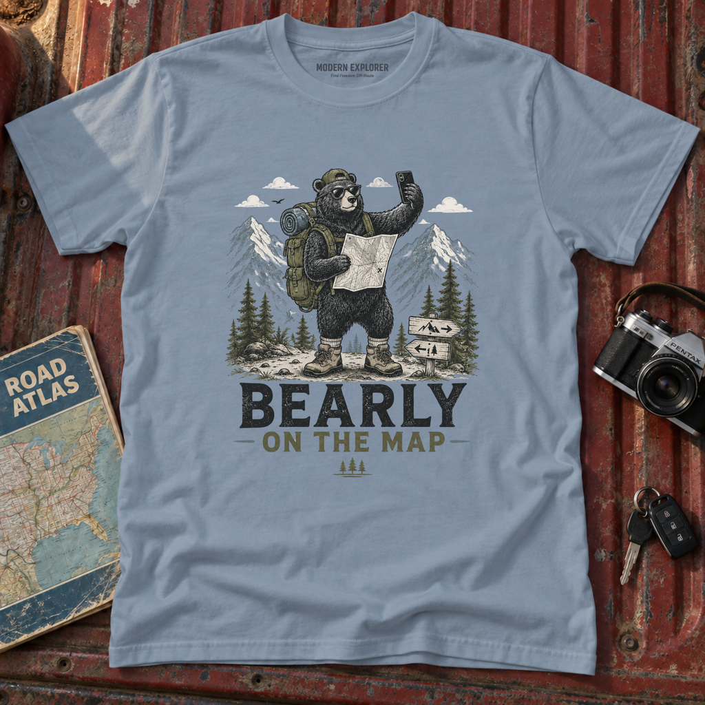 Bearly On the Map T-Shirt