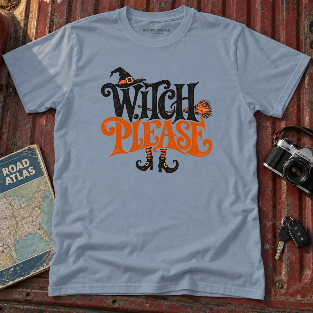 "Witch Please" Halloween Graphic Tee