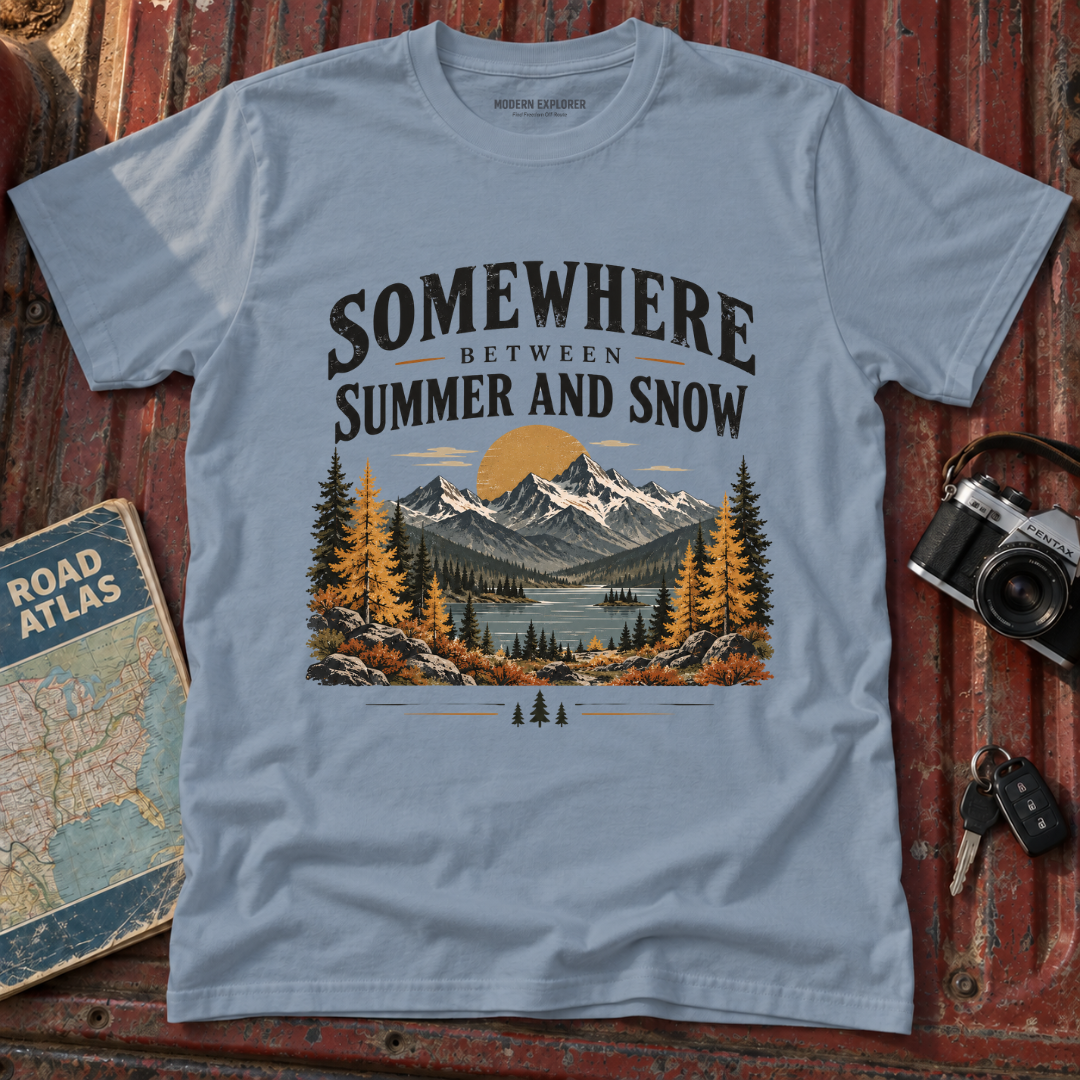 Somewhere Between Summer and Snow Tee