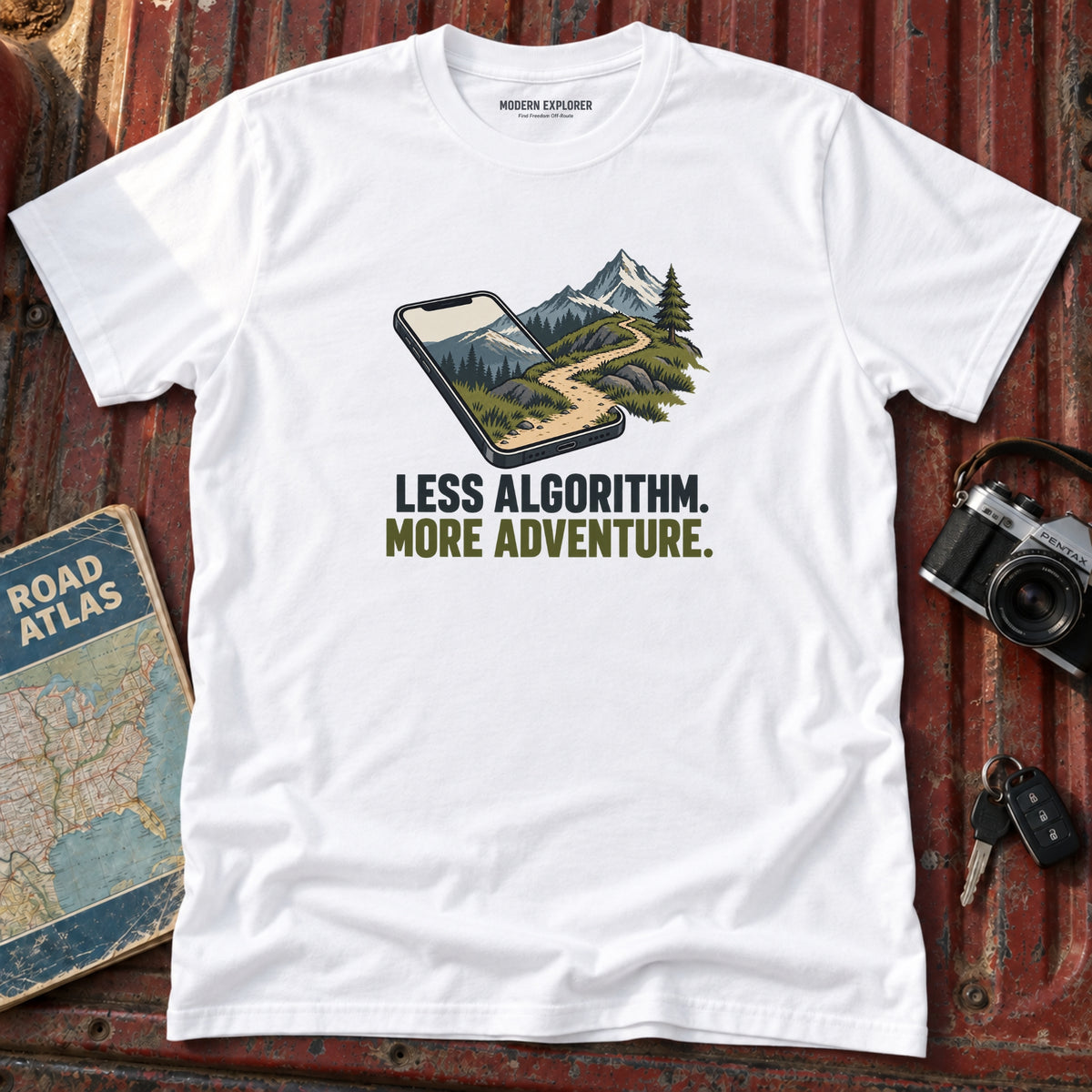 Less Algorithm More Adventure Tee