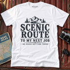 'Scenic Route' Mountain Road Graphic Tee