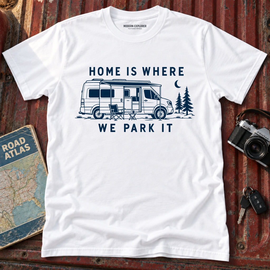 "Home is Where We Park It" Graphic Tee