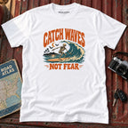 "Catch Waves Not Fear" Halloween Graphic Tee