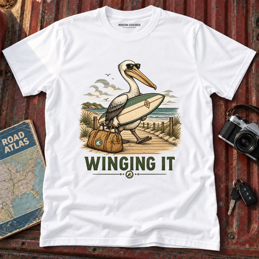 "Winging It" Beach Tee