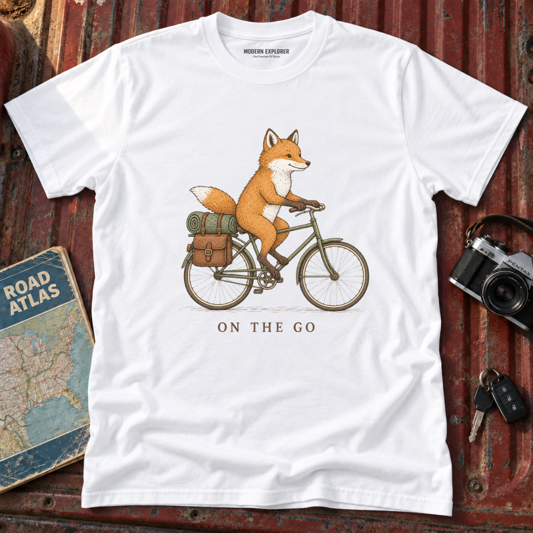 'On The Go' Adventure Fox Tee
