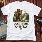 "Just Here for the View" Adventure Tee