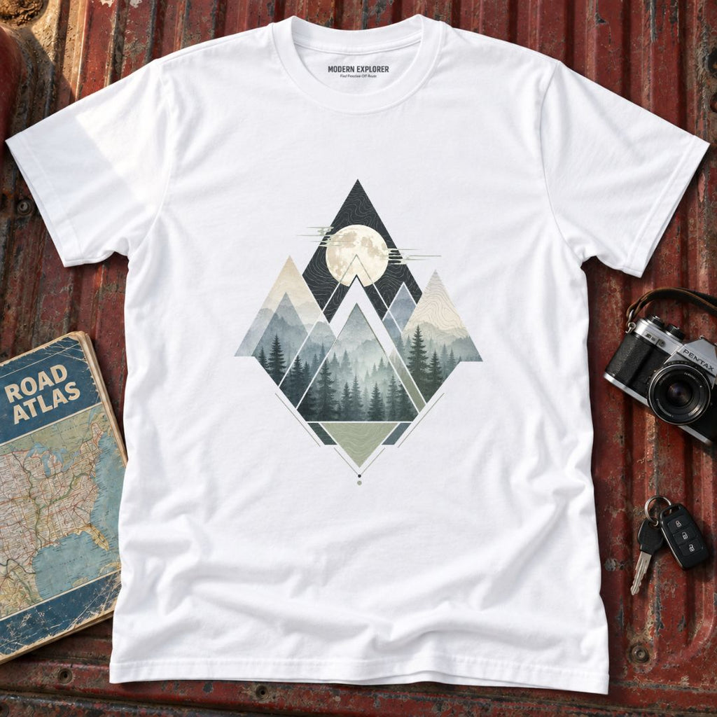 Moon, Mountain, Forest Graphic Tee