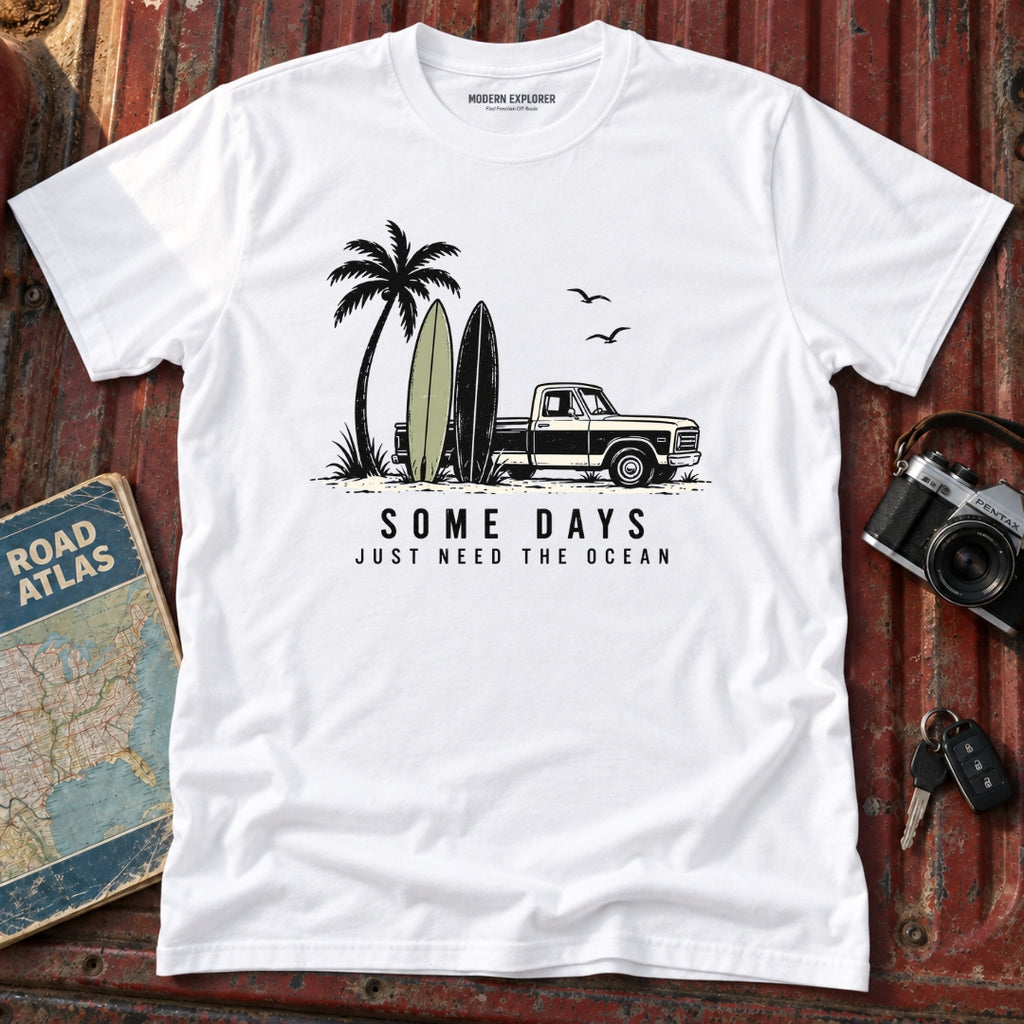 'Some Days' Surf Graphic Tee