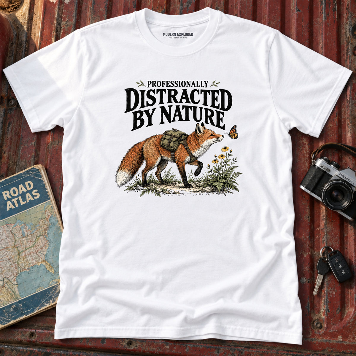 "Distracted by Nature" Tee
