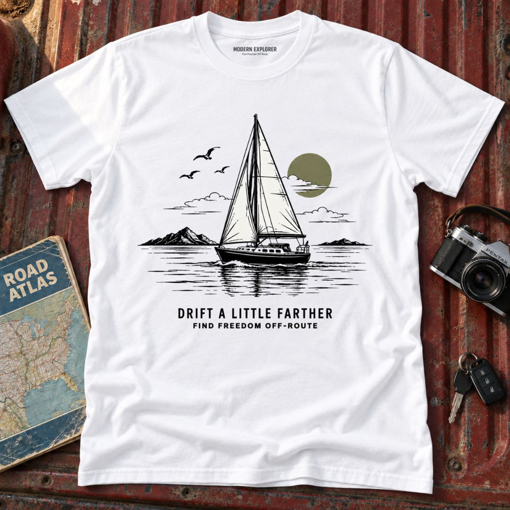 'Drift a Little Farther' Nautical Graphic Tee