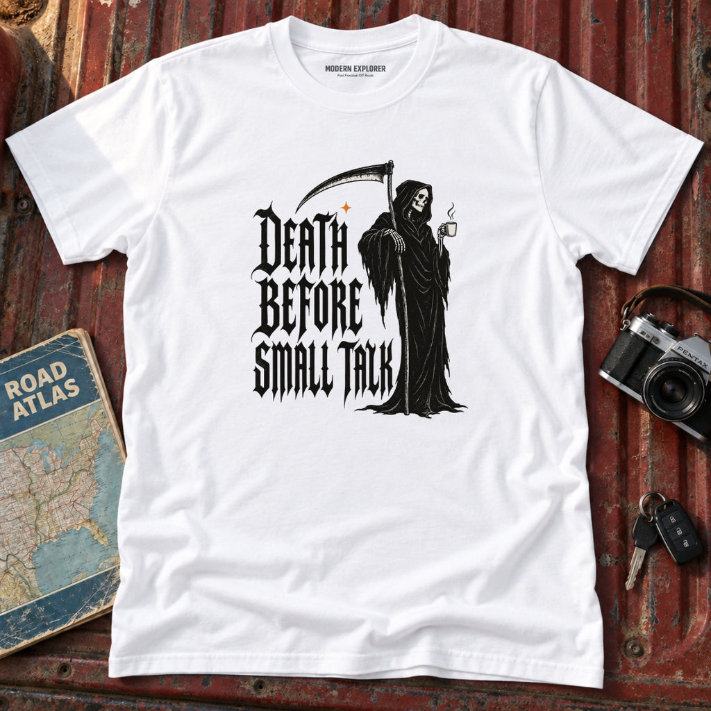 "Death Before Small Talk" Graphic Tee