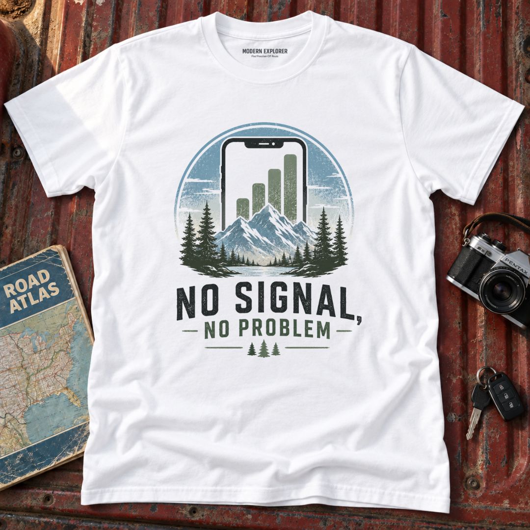 'No Signal, No problem' Graphic Tee