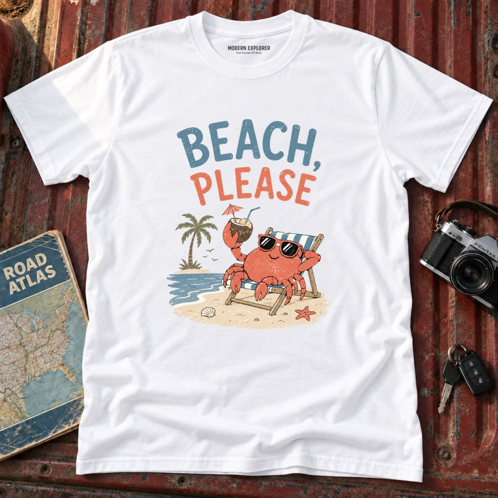 'Beach, Please' T-Shirt