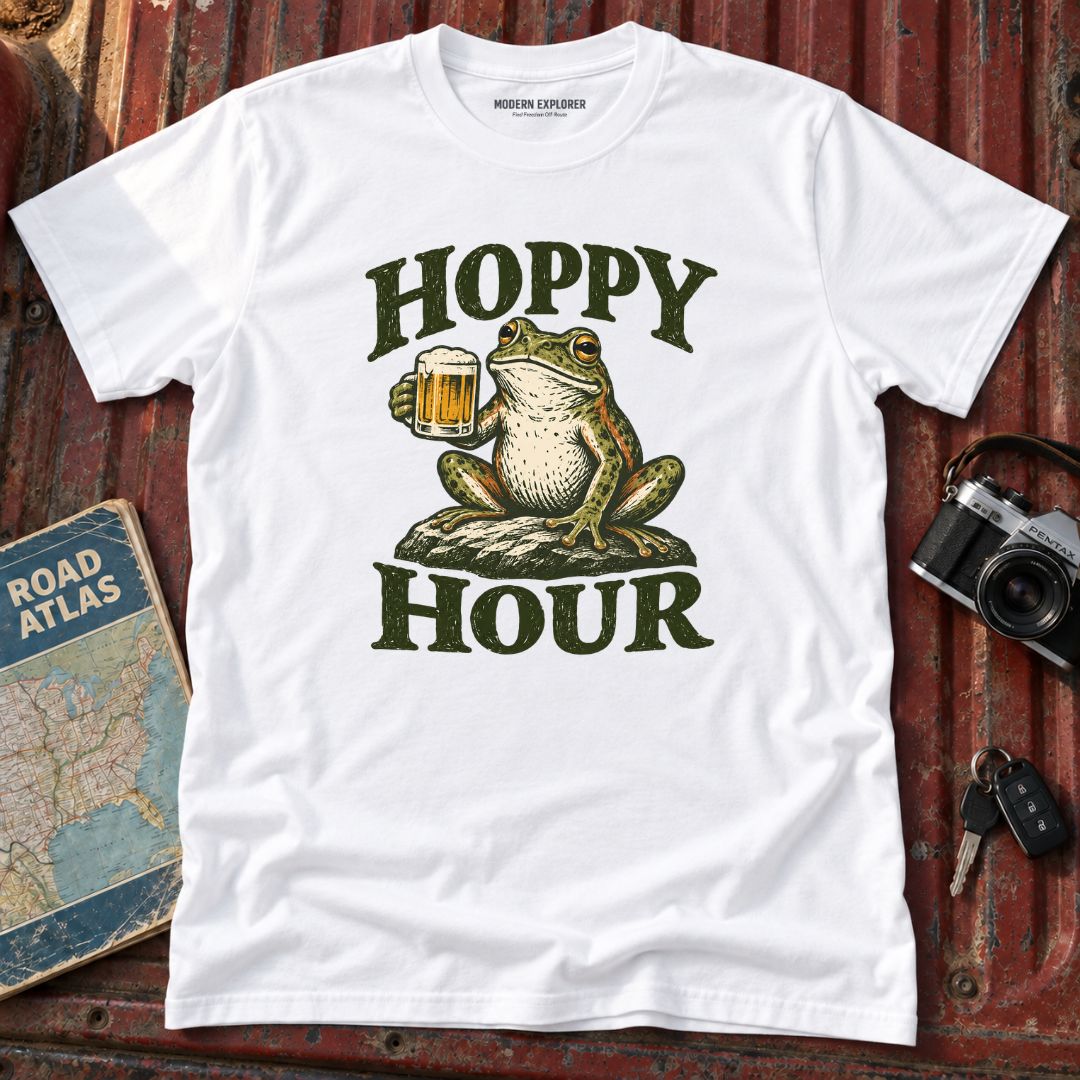 "Hoppy Hour" Frog Tee
