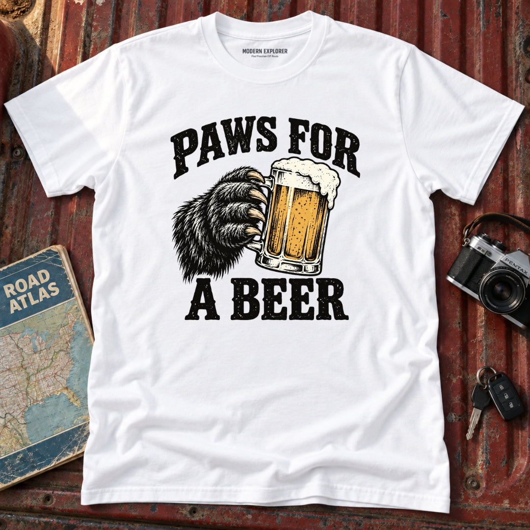 "Paws for a Beer" Tee