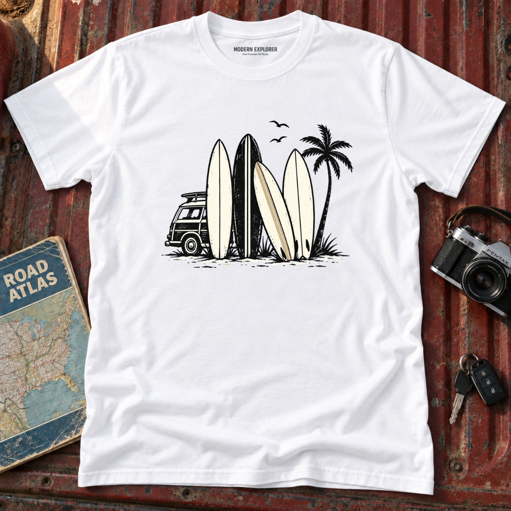 'Coastal State of Mind' Surf Graphic Tee