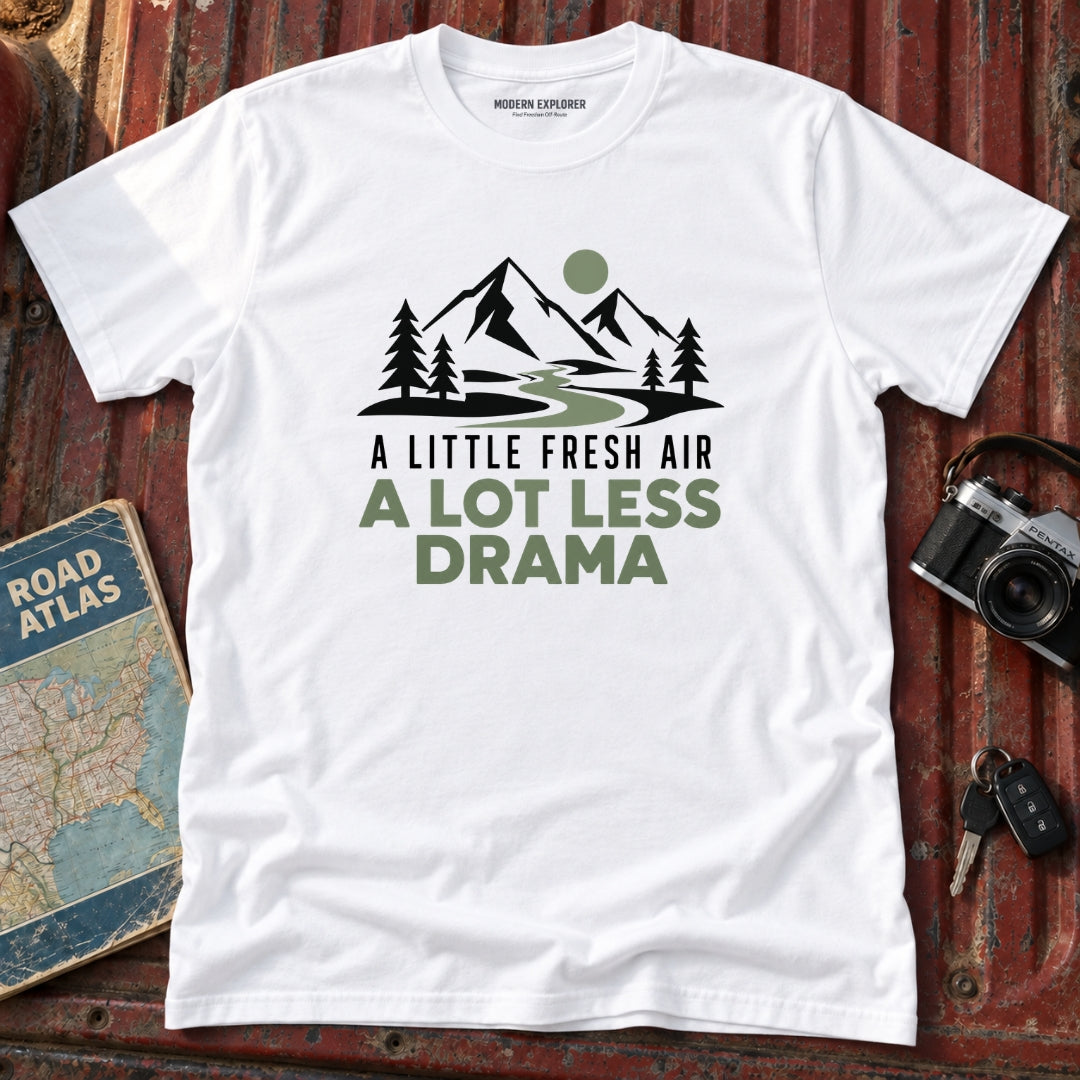 "A Little Fresh Air A Lot Less Drama" Graphic Tee