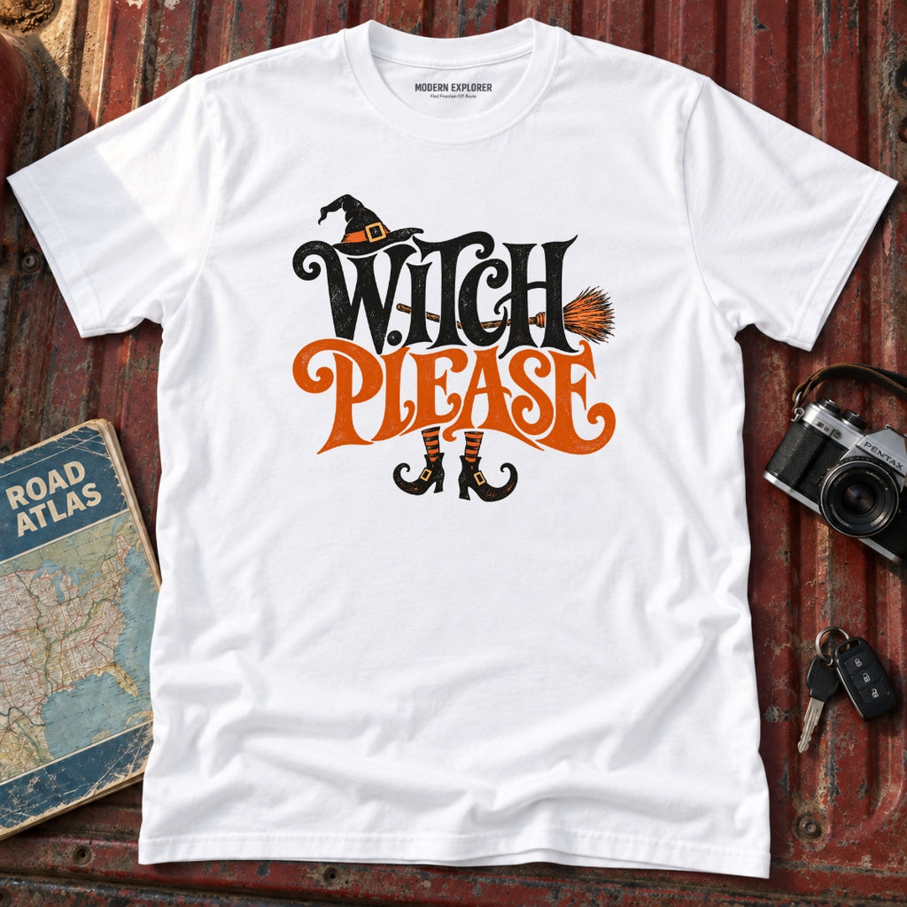 "Witch Please" Halloween Graphic Tee