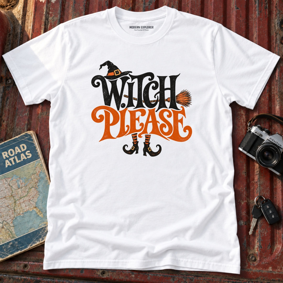 "Witch Please" Halloween Graphic Tee