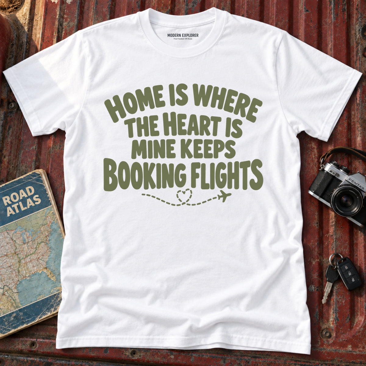 'Home is Where the Heart Is' Graphic Tee